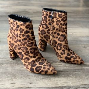 Marc fisher cheetah booties Clearance